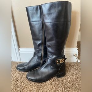 Michael Kors Leather Riding Boots